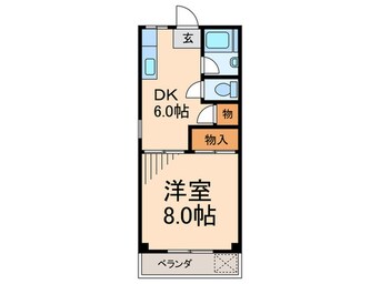 間取図 ハイム千代原