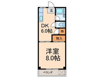 間取図 ハイム千代原