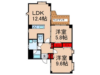 間取図 高田パークサイド128