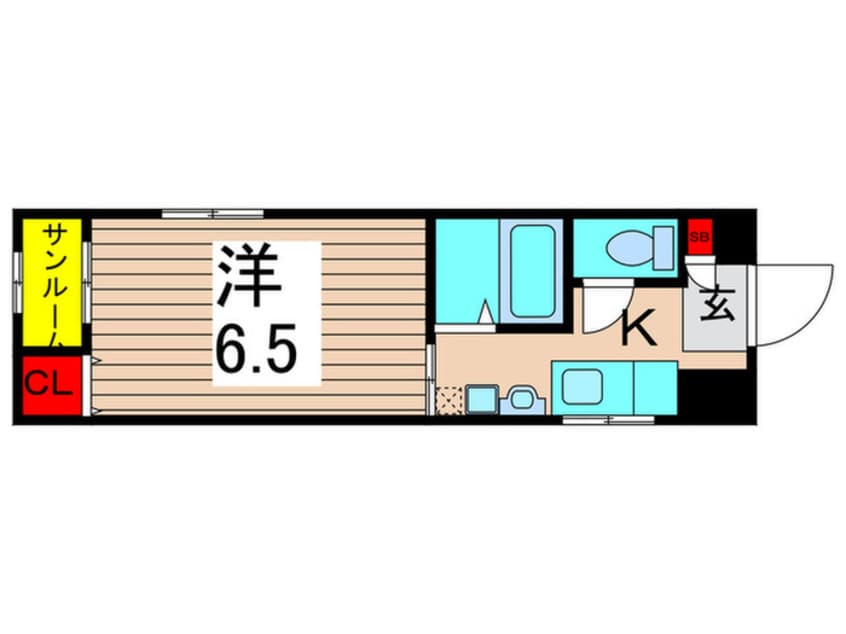 間取図 サンメゾン江北WEST