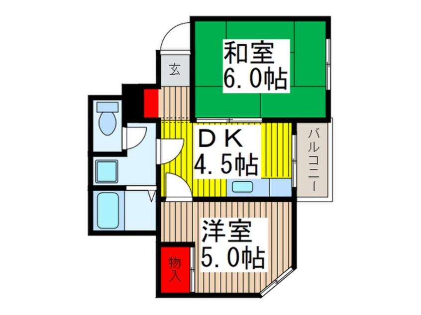 間取図 岩田屋ビル