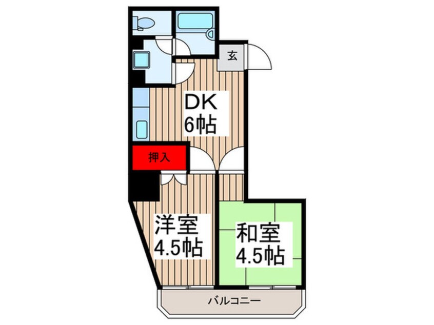 間取図 岩田屋ビル