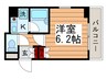 コアパレス常葉６ 1Kの間取り