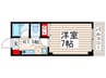 ラパン 1Kの間取り