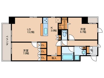 間取図 コートデルトゥール昭島