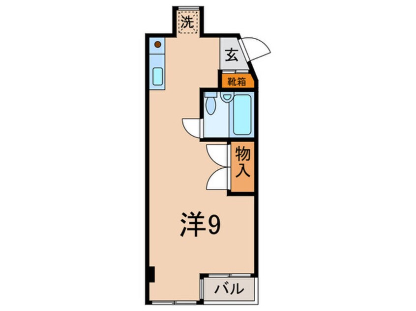 間取図 ハイガ－デン洗足池