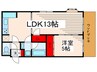 ペスパル南葛西 1LDKの間取り