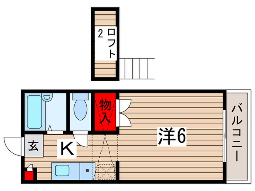 間取図 エスハイツⅡ