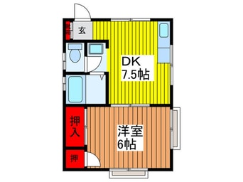 間取図 サンシティー常盤Ａ.Ｂ