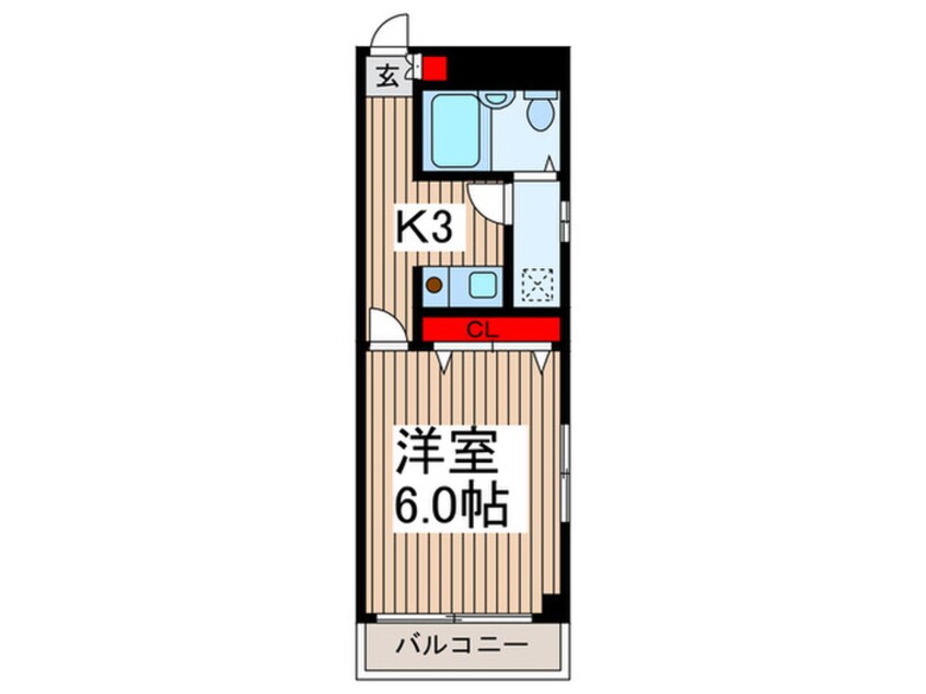 間取図 リエス東川口