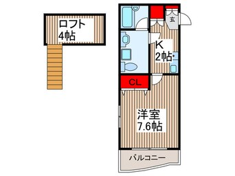 間取図 アメリカンリバティー所沢２３