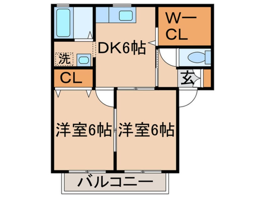 間取図 パル・ファミール