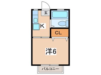 間取図 グリーンハイツ谷