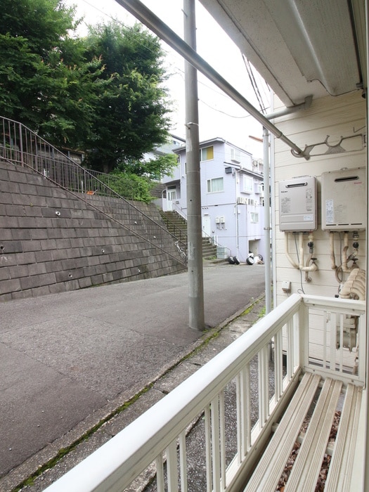 室内からの展望 オ－ク日吉