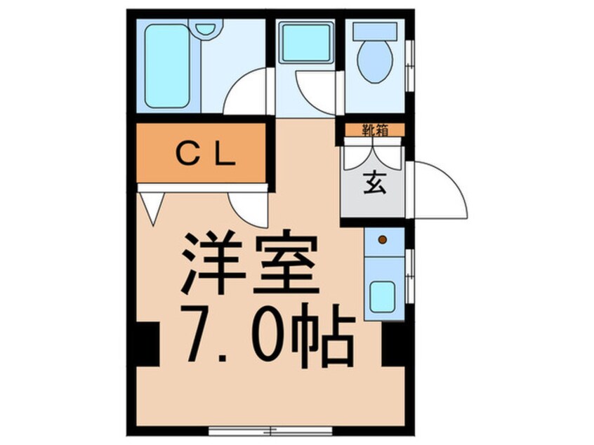 間取図 コ－ポ初音