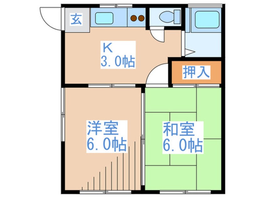 間取図 第３キクヤコ－ポ