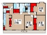 新井ビル 3LDKの間取り