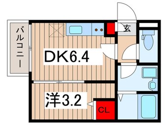 間取図 ジーメゾン大宮三橋