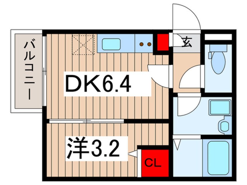 間取図 ジーメゾン大宮三橋