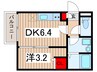 ジーメゾン大宮三橋 1DKの間取り