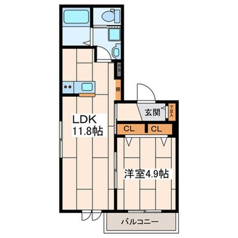 間取図 コンフェスト江の島