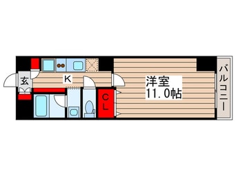 間取図 アンジュフロ－リア