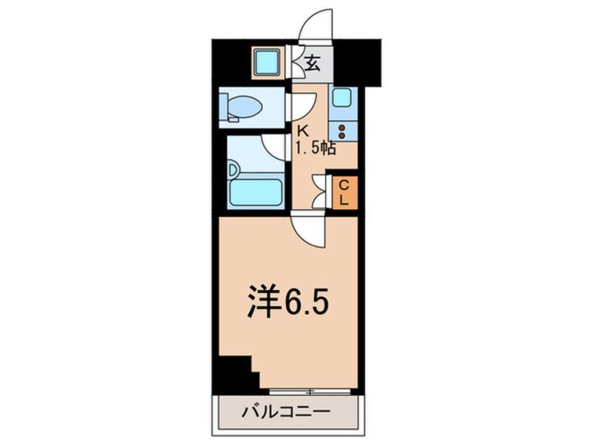 間取図 ル－ブル大井町参番館(306)