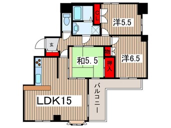 間取図 不二マンション