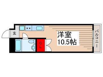 間取図 カ－サ第二宇喜田４号棟(306)