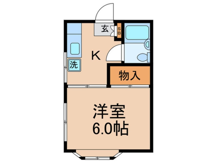 間取図 コ－ポ寺口