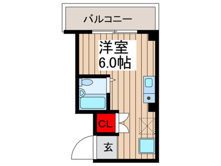 間取図 メゾン立石(402)