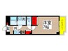 ヒルサイドテラス 1Kの間取り