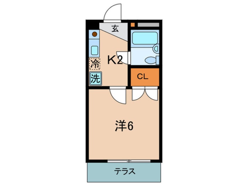 間取図 ＵＴＹ朝日ハイツ