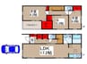 Ｋｏｌｅｔ葛飾鎌倉♯05 2LDK+Sの間取り