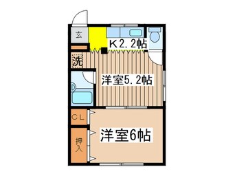 間取図 大橋荘