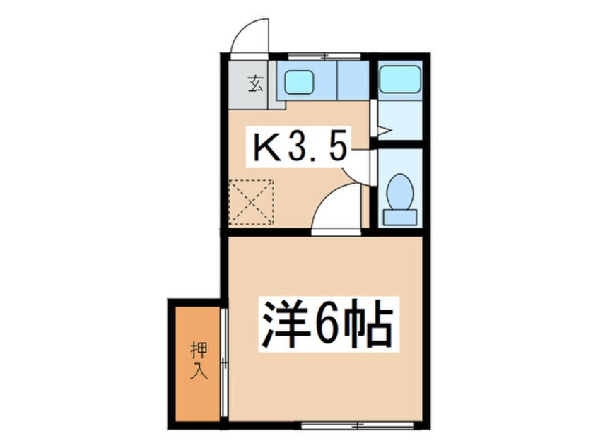 間取図 大橋荘