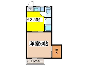 間取図 大橋荘