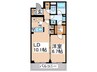 S-FORT横浜青葉台 1LDKの間取り
