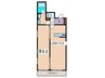 S-FORT横浜青葉台 1LDKの間取り