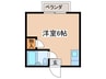 調布ハイムピア 1Rの間取り