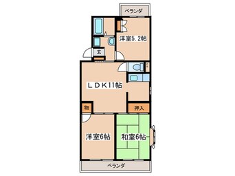 間取図 グレイスコート