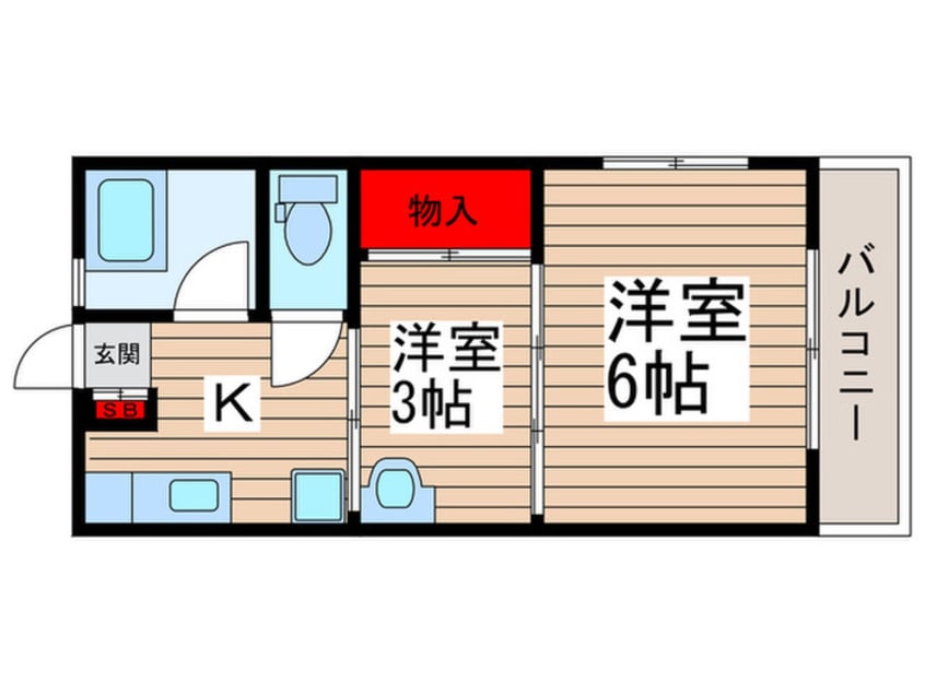 間取図 セレブ・ケイト－