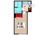 KEIAI　RESIDENCE　宮原 1Kの間取り