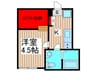 KEIAI　RESIDENCE　宮原 1Kの間取り