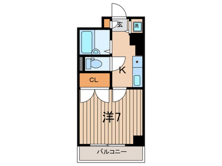 間取図 ソルジェンテ溝ノ口