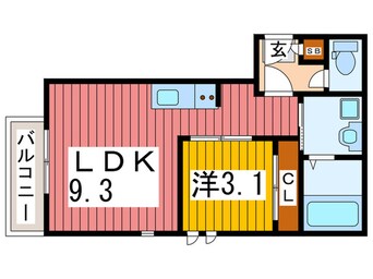 間取図 GrandticレイクタウンM