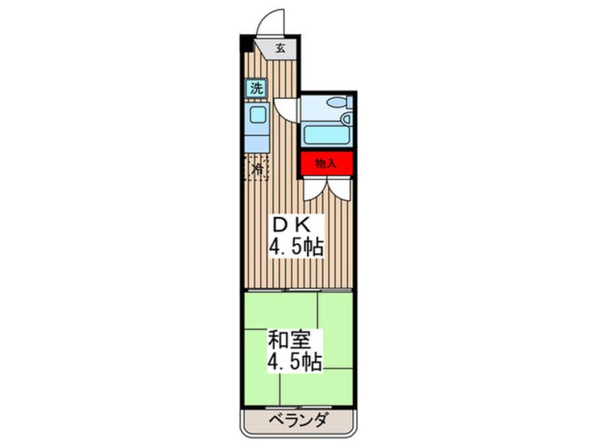 間取図 カ－サ錦糸町(326)