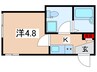 ｱｻﾞｰﾚ･ﾊﾟｯｼｵ読売ランド前壱番館 1Kの間取り
