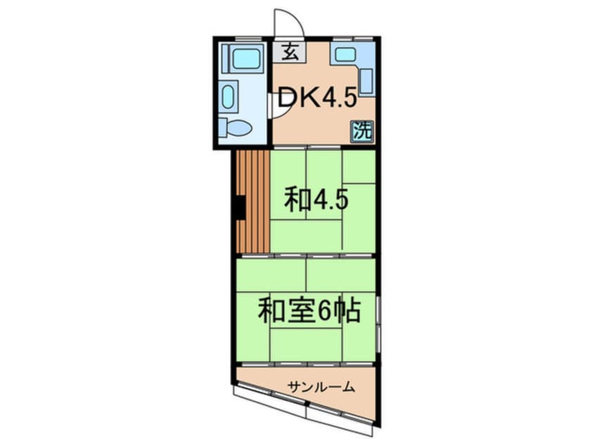 間取図 コーポ照栄