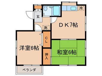 間取図 杉澤コーポ